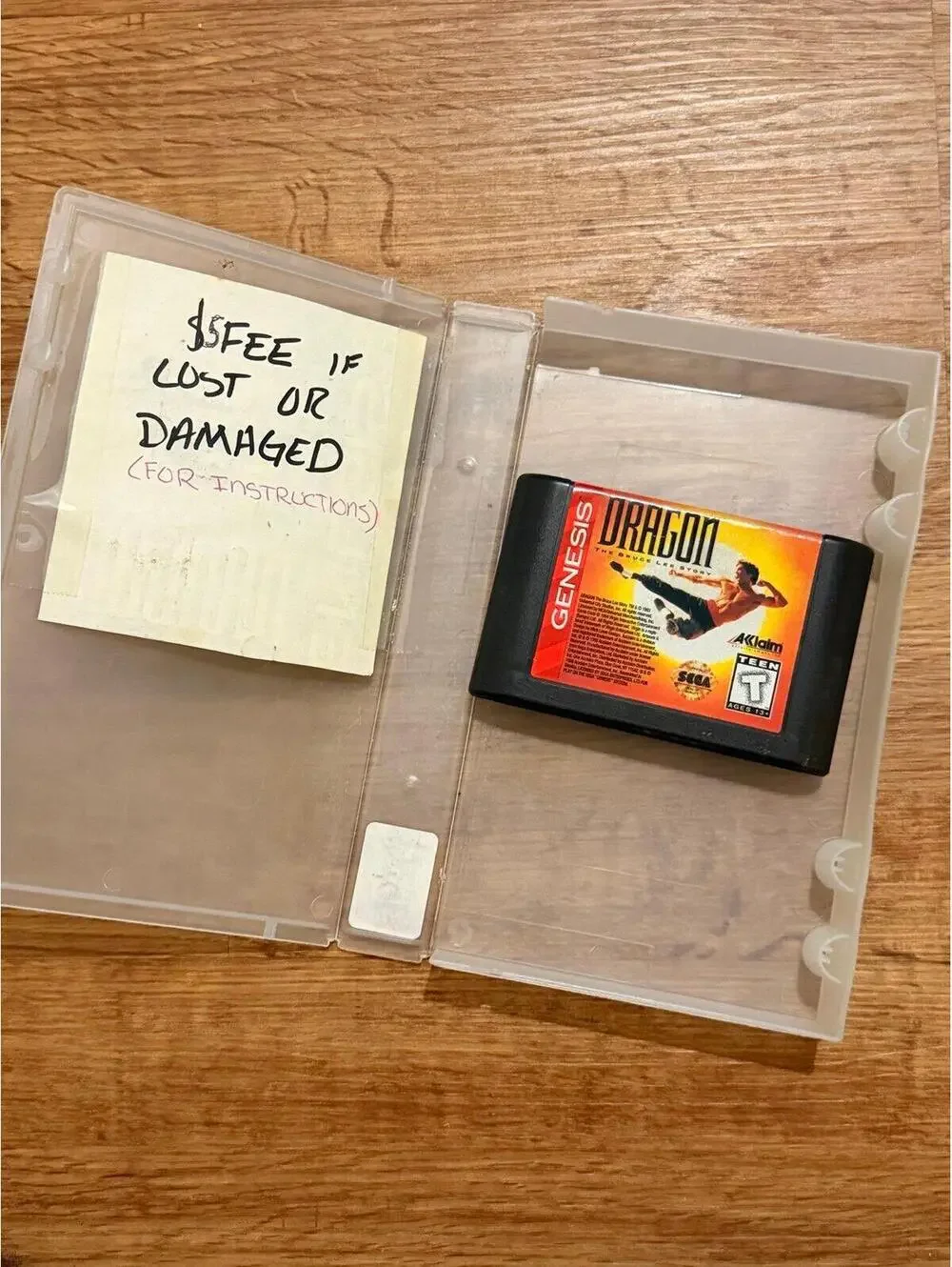 Dragon: The Bruce Lee Story for Sega Genesis